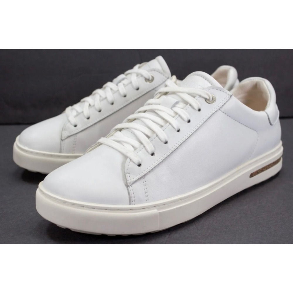 Birkenstock Bend Low Womens Size EU 40 US 9 White Leather Lace Up Comfort Shoes